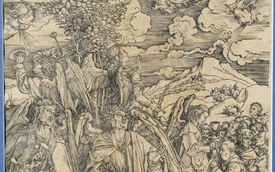 Albrecht Durer (German 1471-1528) "Four Angels..."