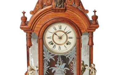 An Asonia Clock Co. Renaissance Revival bracket clock