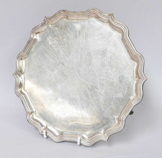 An Elizabeth II Silver Salver, by J. Parkes and Co.,...