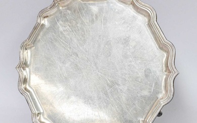 An Elizabeth II Silver Salver, by J. Parkes and Co.,...