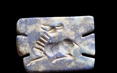 Ancient Roman, Republic Lapis Lazuli gem stone - ca 3rd - 4th century A.D. Intaglio