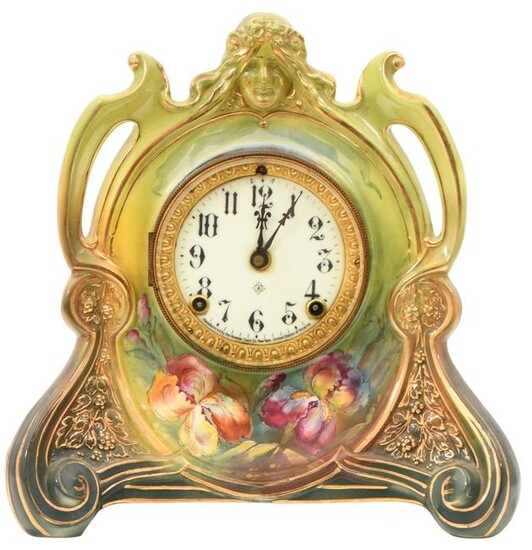 Ansonia Royal Bonn "La Chapelle" Mantel Clock