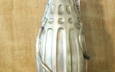 Art Deco Bronze Silvered Vase