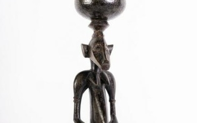 Arte africana Anthropomorphic cup, SenufoMali .