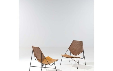 Arthur Umanoff (1923-1985) Pair of lounge chairs