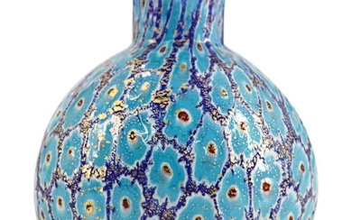 Attrib. Fratelli Toso Small Murrine Glass Vase