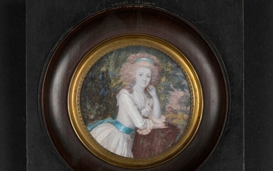 Attribué à Augustin DUBOURG (1758-1800) Portrait... - Lot 21 - Oger - Blanchet