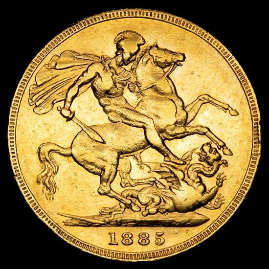 Australia - Sovereign 1885-M (Melbourne) - Queen Victoria (1837-1901)- Gold