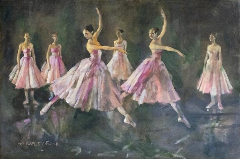 Avi Katz (American / Israeli , b.1949) - Ballerinas