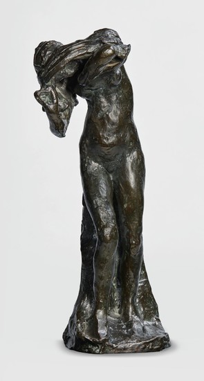 BAIGNEUSE RETIRANT SA CHEMISE, Auguste Rodin