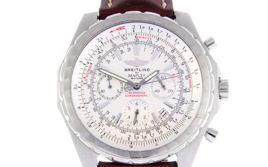 BREITLING - a gentleman's stainless steel Breitling for Bentley Motors T chronograph wrist watch.