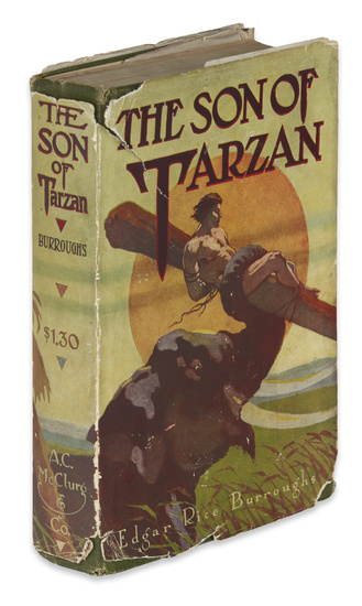 BURROUGHS, EDGAR RICE. The Son of Tarzan. Illustrated by J. Allen St. John....