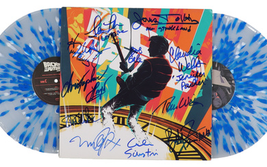 "Back To The Future" Original Score Vinyl Record Album Signed by (11) With Michael J. Fox, Christopher Lloyd, Lea Thompson, Tom Wilson (AutographCOA)