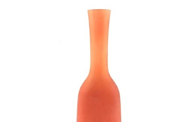 Barovier & Toso, Murano - Vase - Sommerso Satinato Rosso