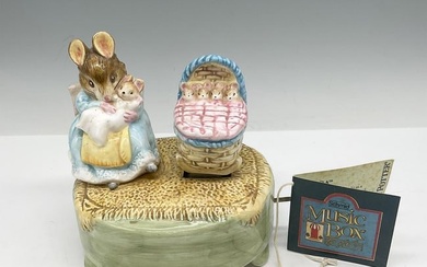Beatrix Potter Porcelain Music Box, Hunca Munca
