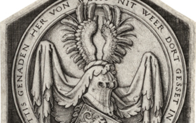 Beham, Hans Sebald (1500 Nürnberg - 1550 Frankfurt a. M.)Das Wappen mit schreitendem Löwen