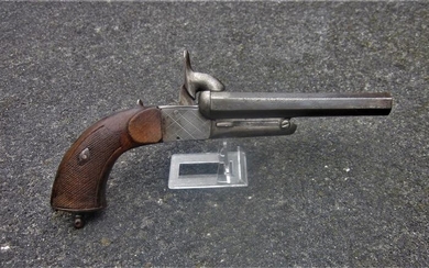 Belgium - 1860 - Double Barrel - Pinfire (Lefaucheux) - Pistol - 14mm