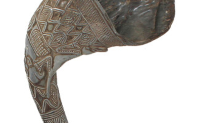 Benin Bronzefigur