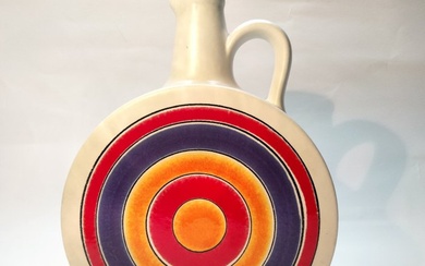 Bitossi - Aldo Londi - Vase - Colored bands series. - Ceramic