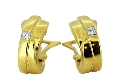 Boodles & Dunthorne - 18 kt. Yellow gold - Earrings - Diamond