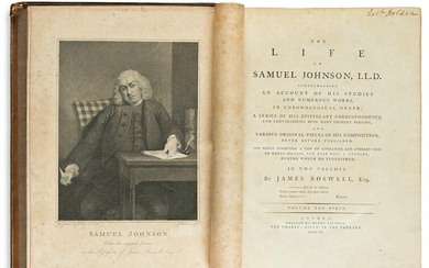 Boswell, James (1740-1795) The Life of Samuel Johnson.