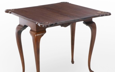 Brandt Queen Anne Style Mahogany Games Table, 20th Century