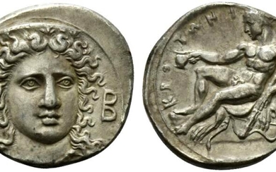 Bruttium, Croton, Stater, ca. 400-325 BC AR (g 8,08; mm...