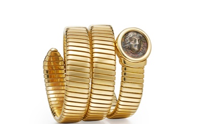 Bulgari ‘Monete’ Gold and Ancient Coin Bracelet | 寶格麗 |...