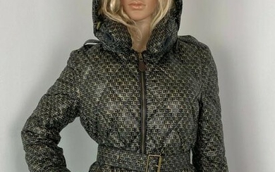 Burberry Brit Black and Gold thin Puffer Down Jacket