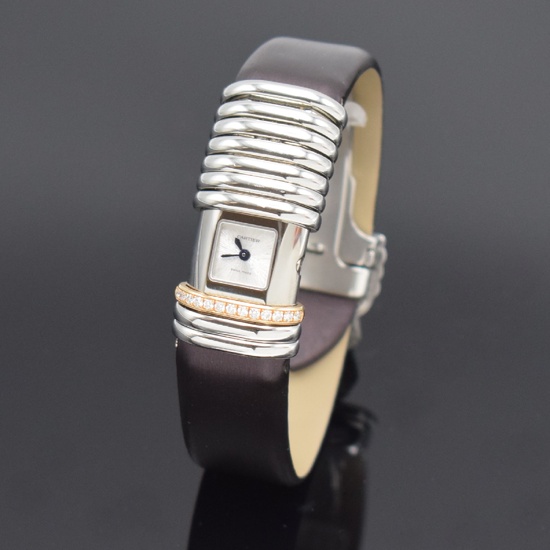 CARTIER ladies wristwatch series Declaration reference 2611, stainless...