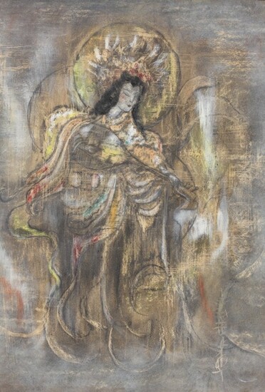 CHINESE SCHOOL, A Painting of Guanyin