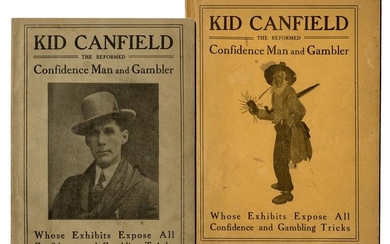 Canfield, Kid. Pair of Kid Canfield Chapbooks on