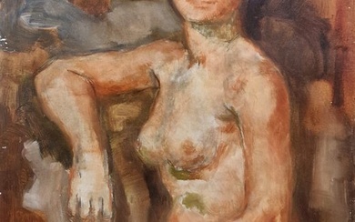 Carlo Corsi(1879-1966) - Nudo di donna