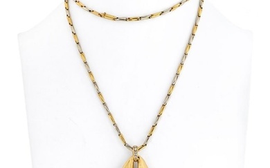 Cartier 18K Yellow Gold Iconic Hanging Panthere Necklace