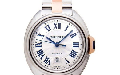 Cartier Cle de Cartier W2CL0004 - Cle de Cartier 31 mm Automatic Silver Dial Stainless Steel Ladies