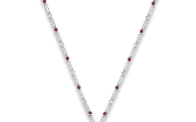 Cartier, Gem set and diamond necklace, 'Panthère'