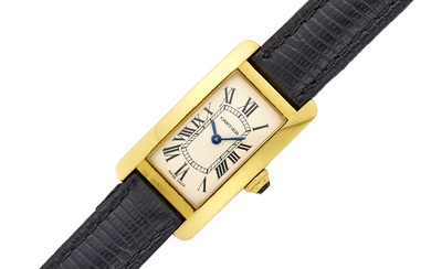 Cartier Gold 'Tank Americane' Wristwatch, Ref. 2482