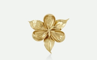 Cartier, Gold flower brooch