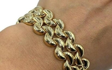 Cartier Italy 18k Yellow Gold Half Circle Link Bracelet