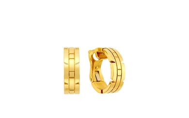 Cartier Pair of Gold 'Tank Francaise' Earclips