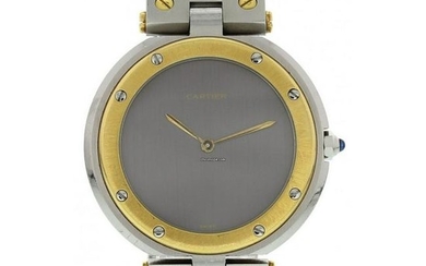 Cartier Santos Ronde 18K Yellow Gold & Stainless Steel