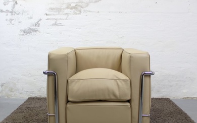 Cassina - Le Corbusier - Armchair (2) - LC2 - Leather, Steel
