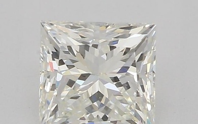 Certified 1.01 Ct Princess cut J VS1 Loose Diamond