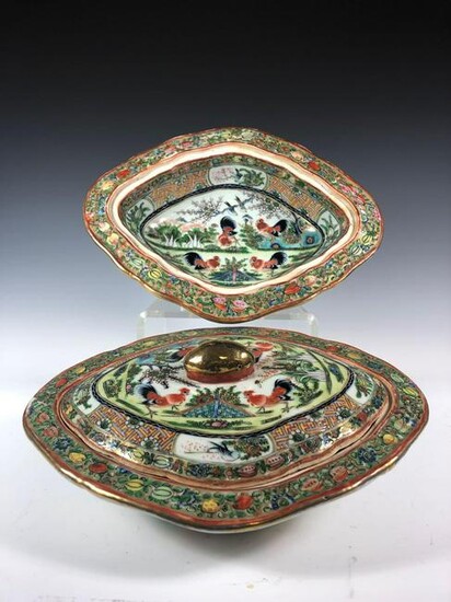 Chinese Export Famille Bowls