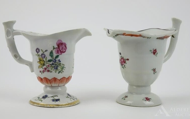 Chinese Famille Rose "Lotus" Helmet Pitcher Grouping