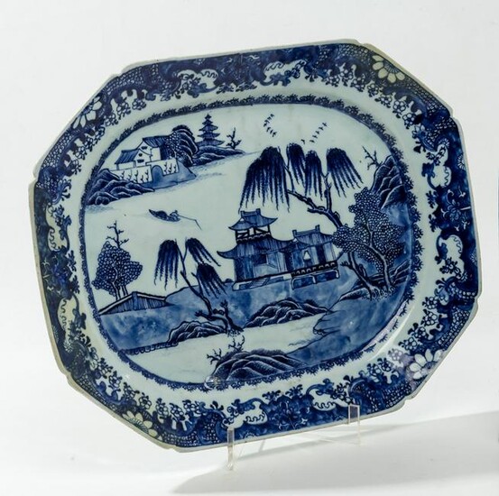 Chinese tray in porcelain XIX century