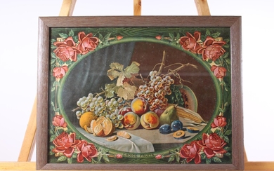 "Choice Fruits" Antique Lithograph