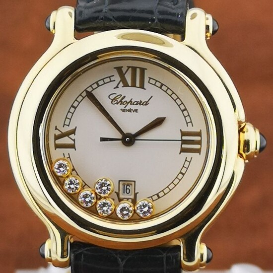 Chopard - Happy Sport 18K Case / Buckle With 7 Diamonds- Ref.27/6144 - 23 - Women - 2011-present