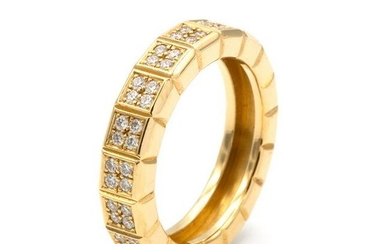 Chopard Ice Cube yellow gold & diamonds ring