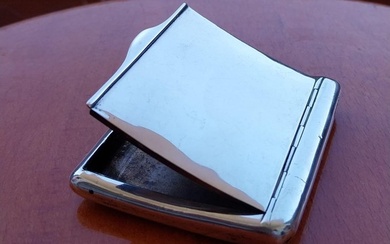 Cigarette box - Cigarette case in 800 silver - .800 silver